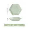 Conjunto de Tigela e Prato de Cerâmica Cor Sob Esmalte Estilo Francês Creme, Alto Valor Estético, Tigela de Sopa Simples para Uso Doméstico, Novo Modelo 2026