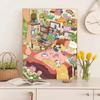 Pintura al Óleo Digital DIY Pintura al Óleo Hecha a Mano Colorear Regalo de Cumpleaños Exquisita Pintura Acrílica Decorativa Pintada a Mano Puesto Mayorista