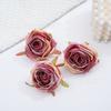 Estilo Retro Simulación Borde de Coca Cola Rosa Flor Falsa diy Hecho a Mano Arreglo Floral Cabeza de Flor Boda Flor para Sostener Decoración del Hogar Producto Nuevo