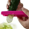 Rebanador de Pepino de Belleza con Espejo, Pelador de Frutas Desmontable, Cuchillo para Rebanar Pepino, Fabricante de Mascarillas Faciales DIY al por Mayor