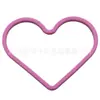 Explosões transfronteiriças fábrica cor doce pulseira de amor pulseira de coração pulseira de silicone fábrica estoque direto atacado direto