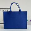 Bolso de Fieltro, Bolsa de Compras de Mano Publicitaria Personalizada, Bolsa de Almacenamiento de Regalo de Fieltro de Gran Capacidad, Bolso de Fieltro Hecho a Medida