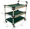 Carrinho de Virar Anti-estático Tubo Lean Rack de Material Multicamadas Oficina Carrinho de Ferramentas Móvel de Classificação Multifuncional