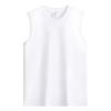 Playera sin mangas de algodón pesado de 230 g, camiseta interior, sin mangas para hombre, camiseta deportiva japonesa de ocio para correr