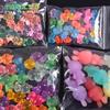 Micro paisajismo adornos pequeños plástico bolsa Ziplock DIY decoraciones hechas a mano accesorios