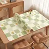 Mantel Minimalista para Mesa de Comedor, Resistente al Aceite, Impermeable, Resistente al Calor, Lujo Minimalista, Tacto de Alta Gama, Mantel Lavable, Nuevo Modelo 2025, Protector de Mesa