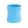 Tubo de Drenaje de Paso Azul de PVC Recto a Través de la Tubería de Suministro de Agua Accesorios de Unión Aro Reparación Rápida de Fugas 50 75 110 160