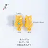Puzuo Cor Forte Conservação de Cor Dourado Areia Acessórios DIY Incrustados com Cristal Natural Cabacinha Elefante Deus Gato da Sorte Contas para Pulseira com Furo