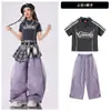 Disfraces de Jazz para Niñas, Atuendos de Performance de Street Dance de Jazz para Niños, Ropa de Baile para Niñas, Disfraces de Grupo para Desfile de Grupo