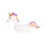 Portavasos Inflable de PVC para Agua Transfronterizo, Unicornio, para Bebidas, Cerveza, Agujero Único, Portavasos, Barra de Hielo, Fiesta en Piscina