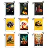 ¡Guau, la nueva bandera de jardín de Halloween de Amazon, bandera decorativa de Feliz Halloween, bandera colgante de Halloween