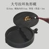 Mesa de palillos para olla caliente con tapa Caligrafía Cartucho de tinta multifuncional especial Plato de agua de piedra de tinta Piedra cruda Piedra de tinta natural Anti-sellado bueno