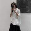 Camisa estilo oscuro Yamamoto yaosi diseño nicho prohibición manga tres cuartos camisa retro Corea del Sur estilo ligero maduro femenino verano