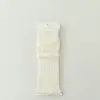 Calcetines Holgados con Volantes y Mangas para Otoño e Invierno, Calcetines para Pantorrilla con Diseño de Agujeros de Doble Aguja, Calcetines de Punto Cálidos de Moda