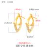 Aretes de Plata S925 Soporte Vacío Hecho a Mano diy Incrustado con Ámbar Cera de Abejas Perla Cuenta Redonda Aretes Soporte Vacío Accesorios para Mujer