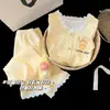 Pijama Nuevo Estilo Primavera y Otoño para Niñas Algodón Nube Estilo Princesa Cardigan Conjunto de Manga Larga para Niñas Ropa de Casa para Niños Medianos y Mayores