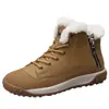 Botas de Neve Gorilla para Mulheres 2026 Inverno Mais Vendidas Couro Genuíno Cano Alto Forradas com Lã Espessadas Sapatos Femininos Quentes para Exterior Algodão para Mulheres