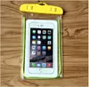 Bolsa luminosa para teléfono móvil de deportes al aire libre, transparente sellada, funda impermeable para teléfono móvil de playa y natación, bolsa impermeable luminosa para teléfono móvil
