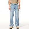 Muqiu Moda Masculina Verão 2026 Calça Jeans Fina de Tencel Lyocell Lavada Gelada para Homens, Modelagem Solta com Efeito de Caimento