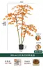 Plantas Verdes de Bordo Árvore Falsa de Bordo Vermelho Plantas em Vasos de Luxo Leve Decoração de Paisagismo para Sala de Estar de Casa Exibição de Janela Planta de Chão