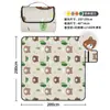 Esterilla de Playa Impermeable Plegable Extra Grande para Exteriores, Esterilla de Picnic para Acampar, Esterilla Impermeable a la Humedad, Esterilla de Picnic Ultrasónica con Película de Aluminio Engrosada