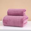 Toalla de baño de alta densidad de vellón coral, toalla de baño ancha, toalla absorbente estampada, toalla de baño grande gruesa, toalla de comercio exterior temu