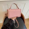 Bolso de Mano Cuadrado Pequeño Retro 2026 Nuevo Estilo Coreano Patchwork Bloques de Color de Moda Versátil Bolso de Hombro Cruzado