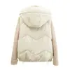 Chaleco de Algodón Plumas Mujer Otoño Invierno 2026 Nuevo Grueso Cálido Con Capucha Diseño Elegante Popular Este Año Chaleco de Moda