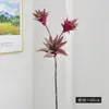 Planta Verde Artificial Lirio Bambú con 3 Ramas, Flor Artificial Decoración Hogar Sala de Estar, Arreglo Floral en Maceta, Paisajismo Verde al por Mayor