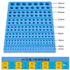 Rack de Armazenamento para Fresas e Brocas CNC com 187 Furos, Porta-Pinças, Armazenamento de Bicos, Prateleira de Empilhamento Multicamadas