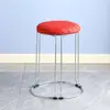 Taburete de Moda de Lujo Ligero para Uso en el Hogar, Taburete Engrosado para Dormitorio, Taburete Duradero para Adultos para Sala de Estar, Taburete de Hierro para Adultos, Taburete Pequeño