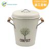 Bote de Basura de Cocina Personalizado 1.3 Galones Hogar Galvanizado Cubo de Fermentación de Compost de Desechos de Cocina Cubo de Compost de Cocina