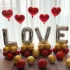Globos de Aluminio de 32 pulgadas 'Love Letter' Decoración de Habitación de Boda Globos para el Día de San Valentín Globos de Decoración para Confesión y Boda