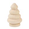 Adornos de madera pintados creativos para niños, árbol de Navidad, muñeco de nieve, hombrecito de madera, decoración de interiores, muñeco títere