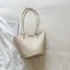 2026 Verão Novo Simples Relaxado Moda Alto Valor Cor Sólida Bolsa Saco Estilosa para o Dia a Dia Bolsa de Mão