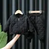 Conjunto de Chaqueta Acolchada de Algodón con Forma de F para Niños, Chaqueta Acolchada de Algodón con Cremallera de Invierno