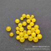 Contas Soltas de Ágata Amarela de 6-14mm Contas Redondas Contas Soltas Contas Espaçadoras Pulseira DIY Colar Ornamentos Tibetanos Acessórios Bodhi Acessórios DIY