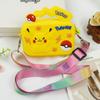 Bolso Bandolera de Aguacate Transfronterizo Billetera de Monedas de Silicona Bolso de Hombro para Bebés Niños Padres e Hijos Mini Bolso Bandolera de Fruta