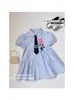 Vestido de Niña Verano 2026 Nuevo Estilo Vestido Judy Conejo Policía para Niños Estilo Preppy de Niña Pequeña Vestido de Princesa
