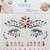 Pegatinas de Diamantes, Pegatinas Decorativas para Cara, Maquillaje de Escenario para Niña con Diamantes, Pegatinas de Cristal, Pegatinas de Maquillaje, Pegatinas para Cejas, Pegatinas de Tatuajes Transfronterizas
