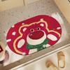 Alfombrilla de Diatomeas Suave Absorbente de Agua Secado Rápido Dibujos Animados para Baño Alfombrilla Antideslizante de Goma Infantil para Entrada de Baño del Hogar