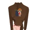 Camiseta térmica de forro polar para niñas, con volantes, para usar debajo, nuevo estilo otoño e invierno 2026, para niños mayores, top de manga larga, camiseta de cuello medio alto