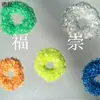 Atacado de fábrica fragmentos irregulares de pet cor de papel de doce fragmentos de vidro de cor mágica papel de vidro para unha