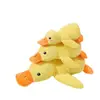 Juguete para perro patito amarillo pequeño, resistente a la masticación, autoentretenido, peluche para gato que alivia el aburrimiento, juguete de nudo, juguete para mascotas al por mayor
