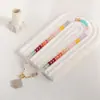 Collar con colgante de letra de 14 quilates para mujer, joya de piedras preciosas de colores, joyería de playa de verano, gran oferta en Amazon