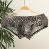 Ropa interior para hombre transpirable estampado de leopardo sexy bóxers bóxers para hombre modernos de una pieza entrega