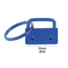 Llavero Equipaje Cinta de Metal Clip de Cola Clip de Cinturón Colorido Clip de 25 mm Herrajes Conexión de Cuerda Hebilla de Caballo Clip para Colgar