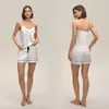 Novos Shorts com Suspensório Feminino Primavera e Verão Conjunto Casual Duas Peças Transfronteiriço Europeu e Americano Pijama Roupa de Casa Tz25931