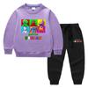 2023 Primavera y otoño nueva ropa infantil transfronteriza suéter para niños pantalones de dibujos animados conjunto de dos piezas bebé algodón traje de manga larga