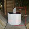 Suministros del Fabricante Comercio Electrónico Amazon Producto Nuevo Lámpara de Barril de Vino Lámpara Solar Lámpara de Velas LED
